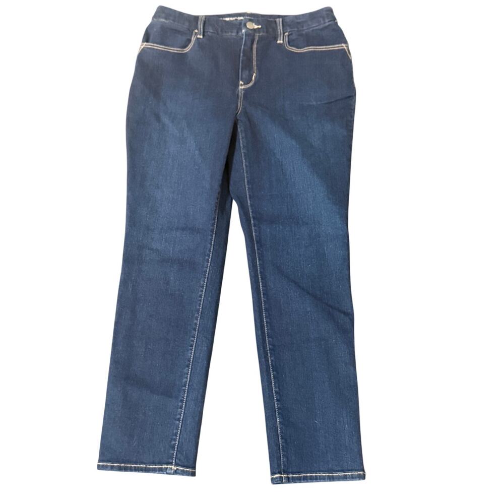 Chico's Perfect Stretch Girlfriend Slim Leg Ankle Jeans, 0.5
